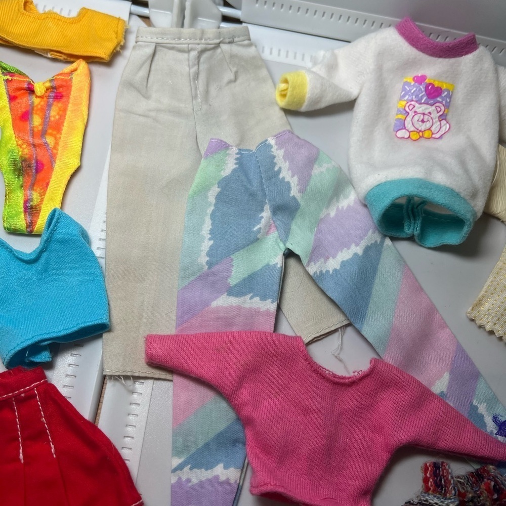 Vintage Mattel Barbie Clothing Doll Mix Lot Troll Pants Pilot Jacket - Picture 5 of 10